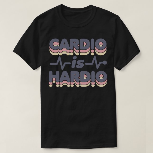 Camiseta El dio es el gimnasio Hardio Funny que funciona co (Diseño del anverso)