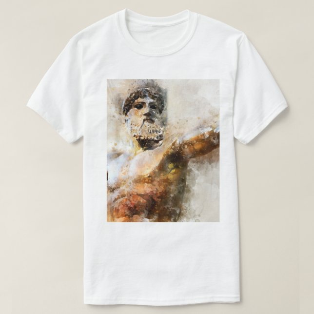 Camiseta El Dios de Zeus, la mitología griega tructora - Jú (Diseño del anverso)