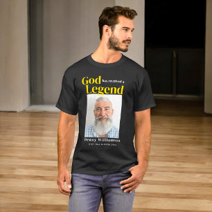 Camiseta El dios del oro negro moderno recibió un funeral d