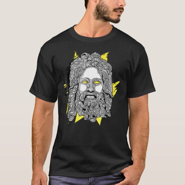 Camiseta El Dios griego Zeus Thunder Mythology History Buff (Anverso)