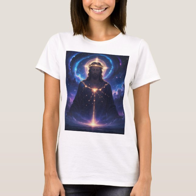 Camiseta El dios Isa Masih padre del planeta (Anverso)