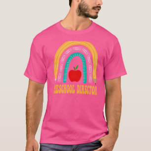 Camiseta El director de preescolar Rainbow volvió a la apli