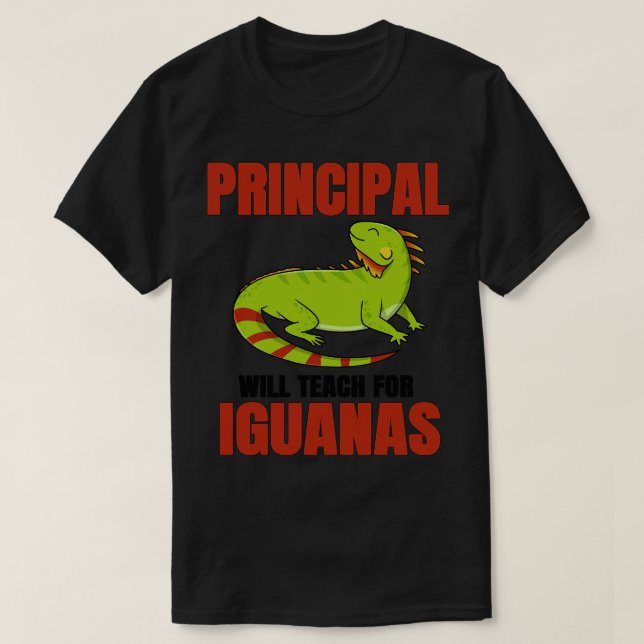 Camiseta El Director Trabajará Para Iguanas (Diseño del anverso)