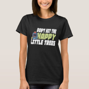 Camiseta El disco de golf no golpea a los pequeños árboles