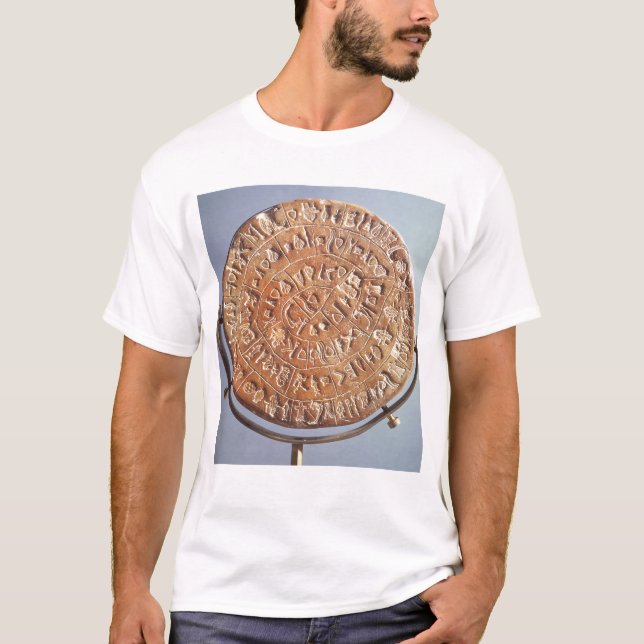 Camiseta El disco de Phaistos, con la significación (Anverso)
