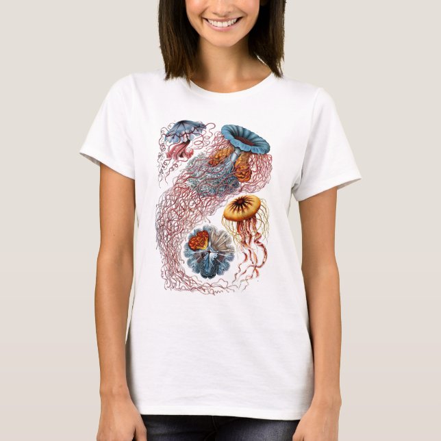 Camiseta El disco Medusae de Ernst Haeckel (Anverso)