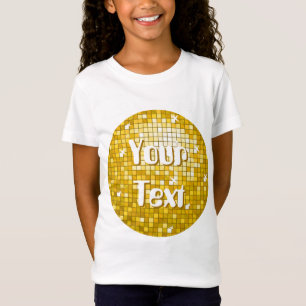 Camiseta El disco teja el oro los chicas redondos de "su
