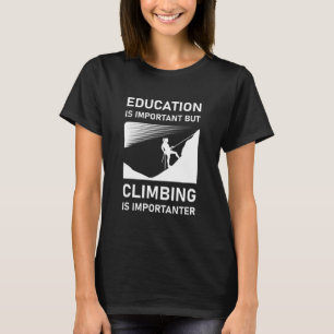 Camiseta El diseño de alpinistas montañeses para una escala
