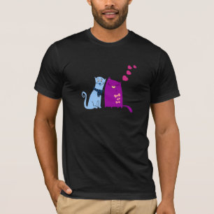 Camiseta El diseño de amor para los gatos más bonitos