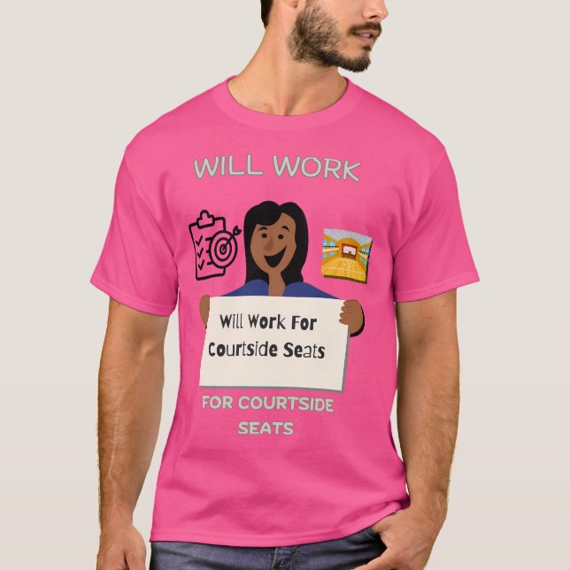 Camiseta El Diseño De Baloncesto Funcionará Con Los Asiento (Anverso)