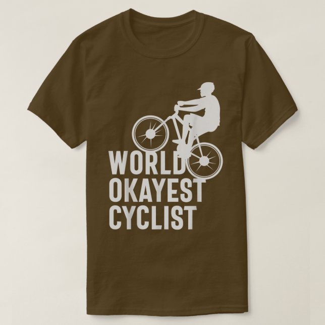 Camiseta El diseño de ciclismo en los mundos más okayos (Diseño del anverso)