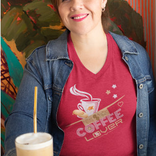 Camiseta El diseño de Coffee Lover