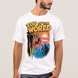 Camiseta El diseño de escalada de rock más importante del m