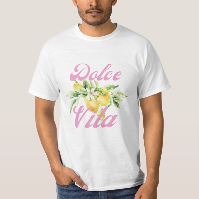 Camiseta El diseño de flores  (Anverso)