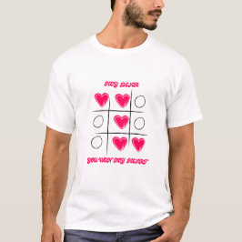 Camiseta El diseño de 'Ganaste mi corazón' con corazones de