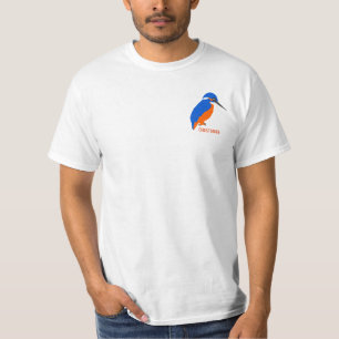 Camiseta El diseño de Kingfisher acaba de añadir un nombre