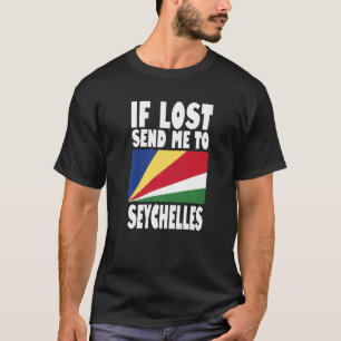 Camiseta El diseño de la bandera de Seychelles si se pierde