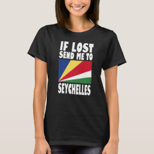 Camiseta El diseño de la bandera de Seychelles si se pierde