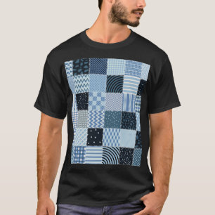 Camiseta El diseño de la caldera, los mosaicos geométricos