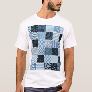 Camiseta El diseño de la caldera, los mosaicos geométricos