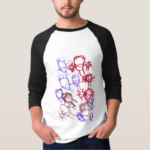 Camiseta El diseño de la violeta