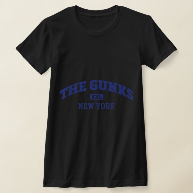 Camiseta El diseño de la zona de escalada de rock de Gunks  (Distribución)