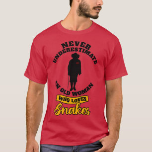 Camiseta El diseño de los animales de serpiente es una serp