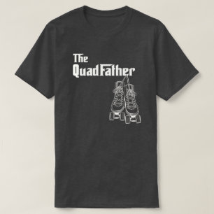 Camiseta El diseño de patinaje sobre ruedas QuadFather