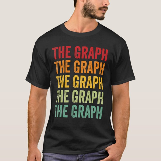 Camiseta El diseño de texto arcoíris de criptografía de The (Anverso)