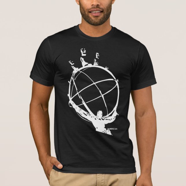 Camiseta El diseño del atlas (Anverso)