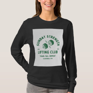 Camiseta El diseño del club de levantamiento de pesas
