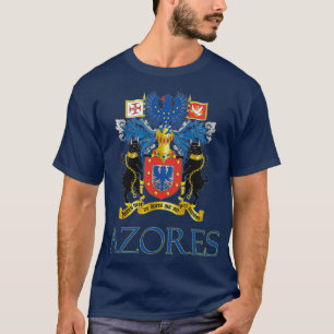 Camiseta El diseño del escudo nacional de armas de las Azor