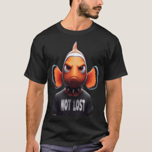 Camiseta El diseño del hombre pez