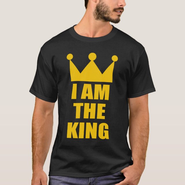 Camiseta el diseño del rey (Anverso)