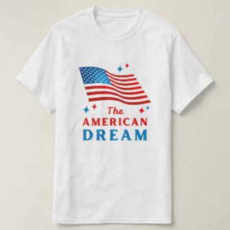 Camiseta El diseño del sueño americano.