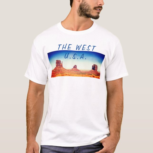 Camiseta El diseño del Valle del Monumento (Anverso)
