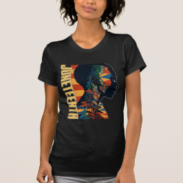 Camiseta El diseño único y bonito verde rojo del 10 de juni