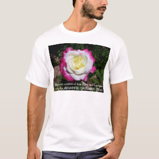Camiseta El diseño y la creación de este color de rosa en