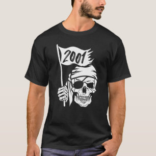 Camiseta El disfraz de la bandera del capitán del Pirata y 