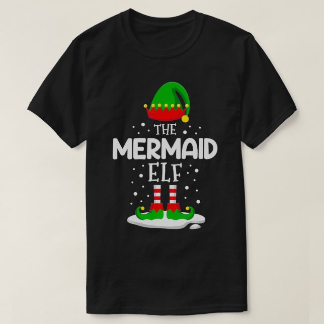 Camiseta El disfraz de la familia de los Navidades Elf de l (Diseño del anverso)