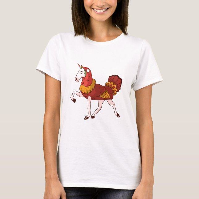 Camiseta El disfraz de unicornio en Turquía (Anverso)