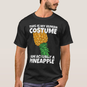 Camiseta El disfraz humano en realidad es una Halloween de