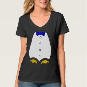 Camiseta El disfraz pingüino de Tuxedo asombroso Halloween