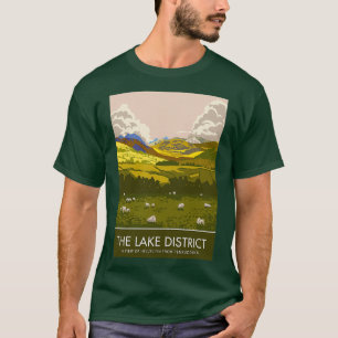 Camiseta El distrito de los lagos Helvellyn desde Penruddoc