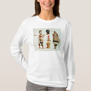 Camiseta El diverso baile viste gastado en Nakello, Fiji
