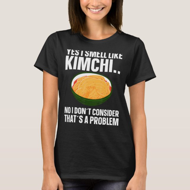 Camiseta El divertido amante de la comida coreana Kimchi (Anverso)