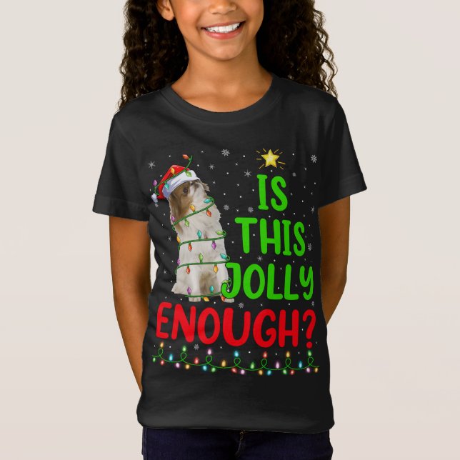Camiseta El divertido árbol de navidad es esta joya de la b (Anverso)