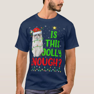 Camiseta El Divertido Árbol De Navidad Es Este Gato De Ragd
