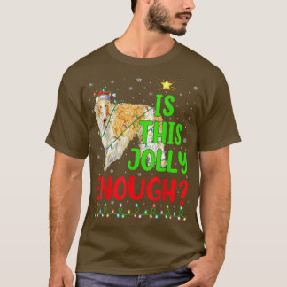 Camiseta El divertido árbol de Navidad es este jovial Borzo