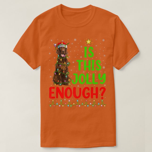 Camiseta El Divertido Árbol De Xmas Es Este Alegre Irlandés (Diseño del anverso)